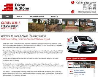 Dixon & Stone Construction Website