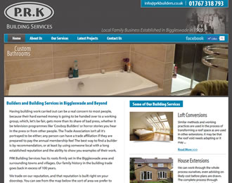 PRK Building Services Website